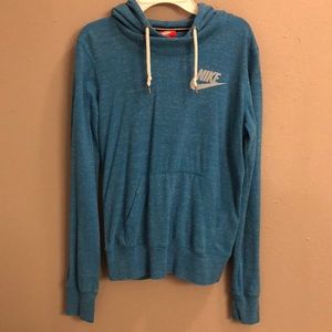 Small Nike blue hoodie